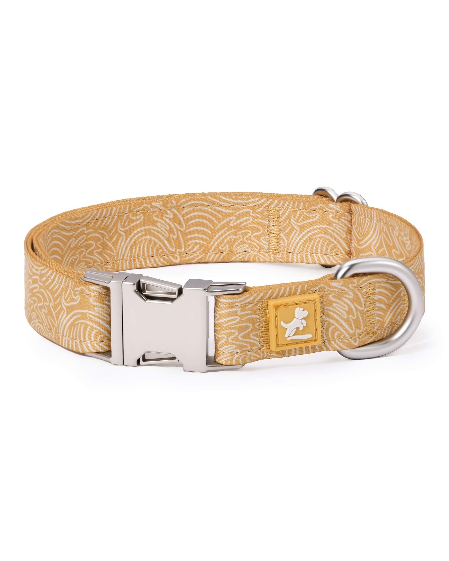 Dog Collar | Summer Wave Gold