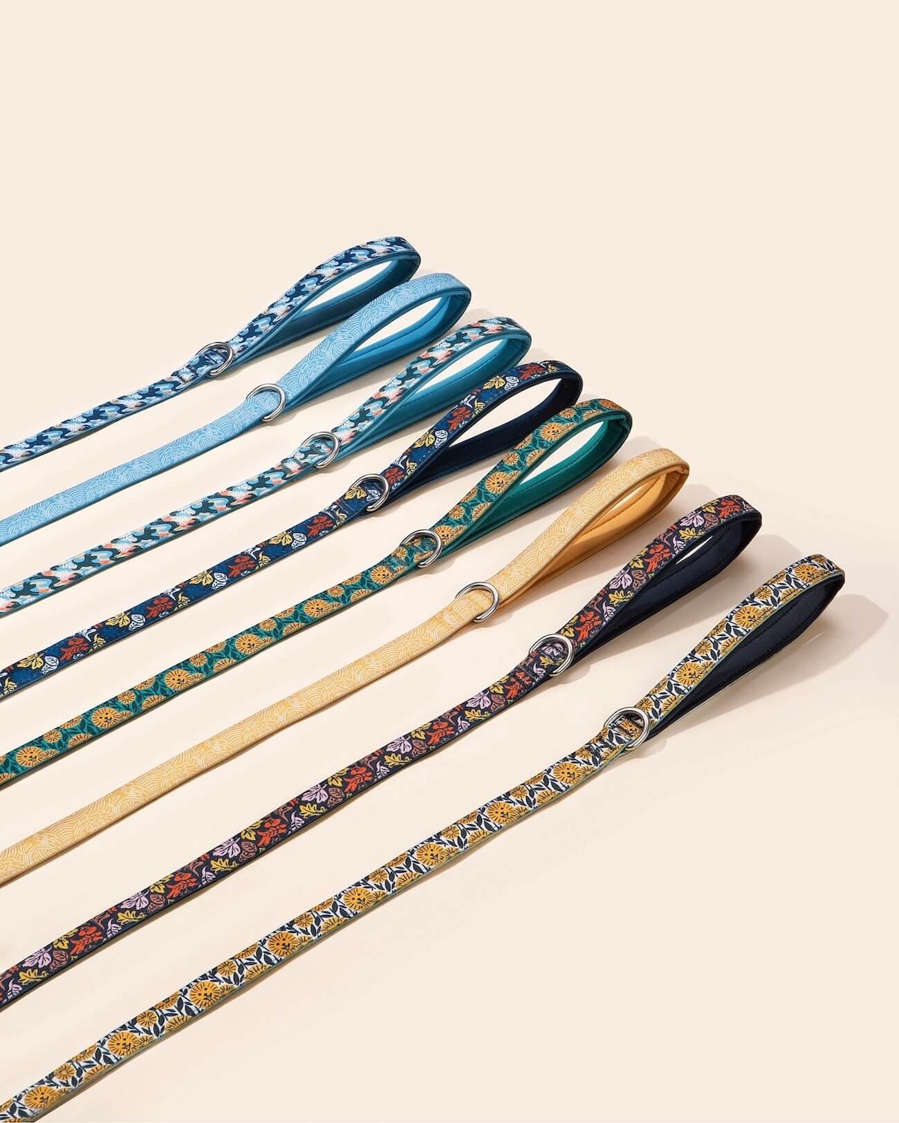 Dog Leash | Spring Sunflower Blue & Yellow