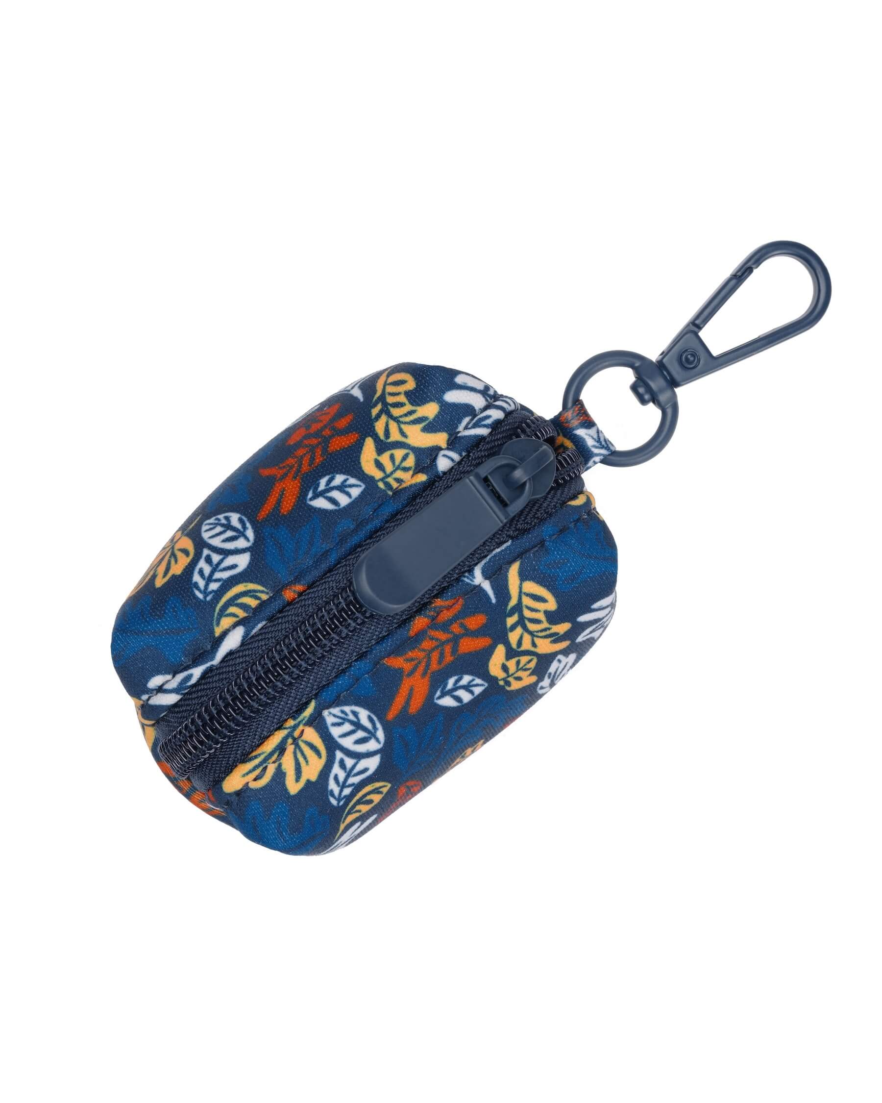 Puppy Harness and Leash | Fall Leaf Blue & Amber